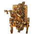 Brass Krishna with Chair God Idol 2.3 Kg